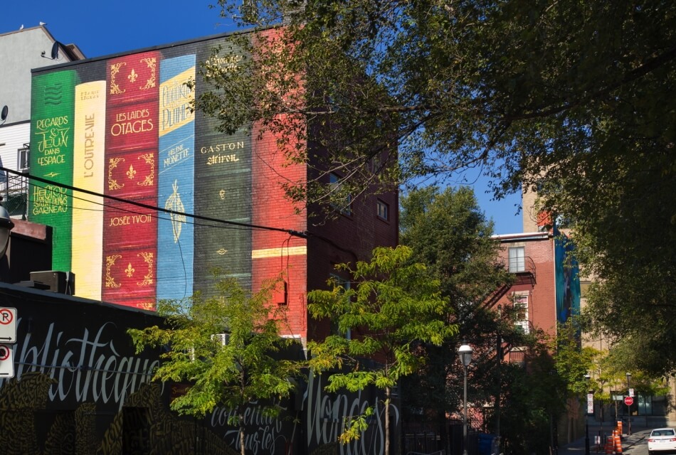 Peinturer Montréal en rendant hommage aux poètes