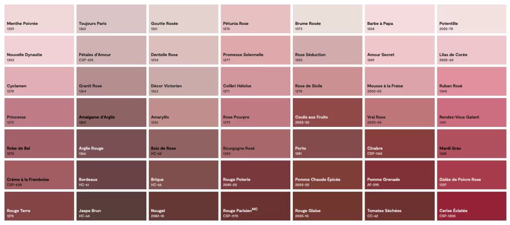 Couleur benjamin moore colobar rouge 3