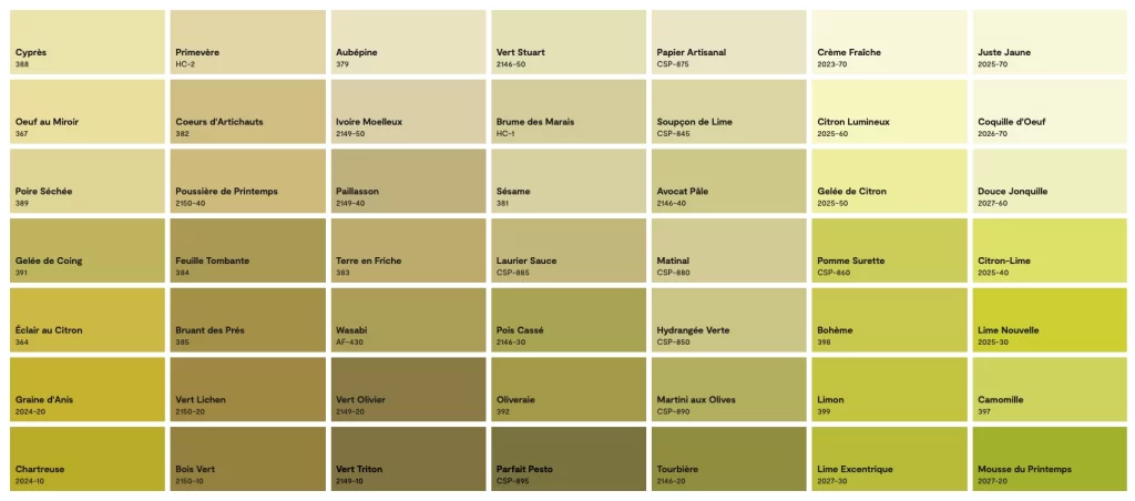Couleur benjamin moore colobar vert 1