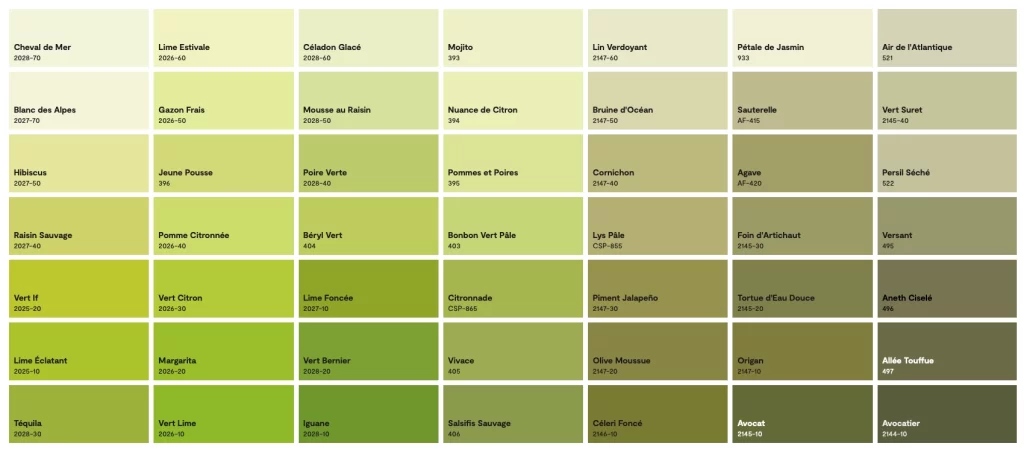 Couleur benjamin moore colobar vert 2