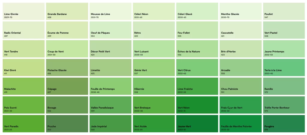 Couleur benjamin moore colobar vert 4