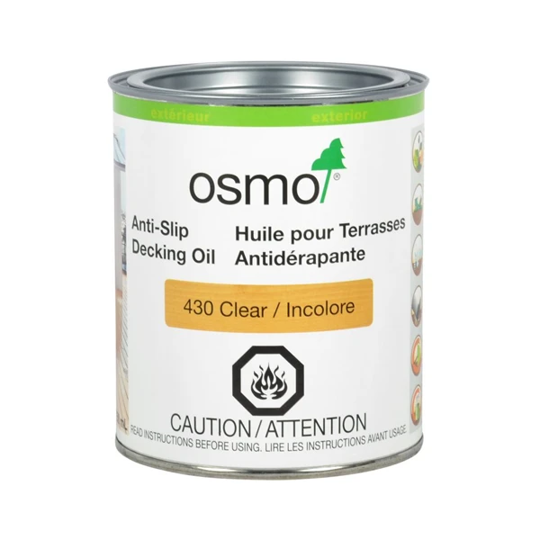 Huile pour terrasses antidérapante Osmo