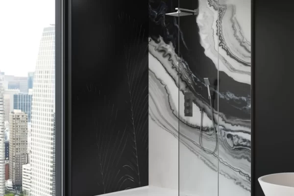 Panneaux architecturaux Muraluxe douche coll. Inspire marbré Panneaux architecturaux Muraluxe douche coll. Inspire marbré
