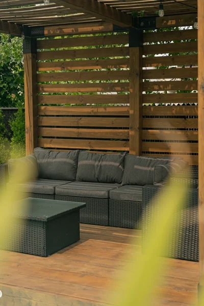 Patio & Pergola en bois traité avec Sansin Dec Couleur : 19 Suède