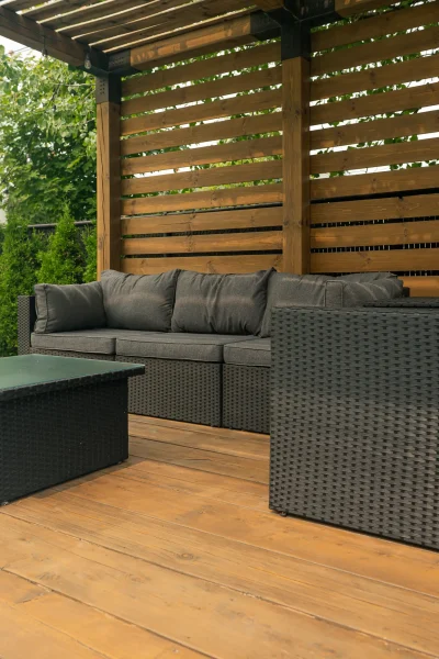 Patio & Pergola en bois traité avec Sansin Dec Couleur : 19 Suède