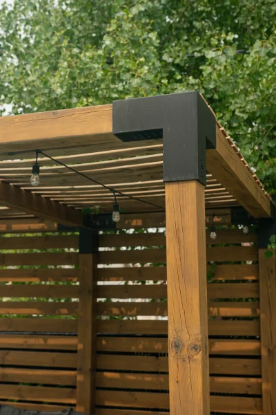 Patio & Pergola en bois traité avec Sansin Dec Couleur : 19 Suède
