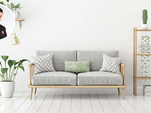 Blanchir un plancher en bois franc : Vernis Océanique coloré opaque de Blanchon